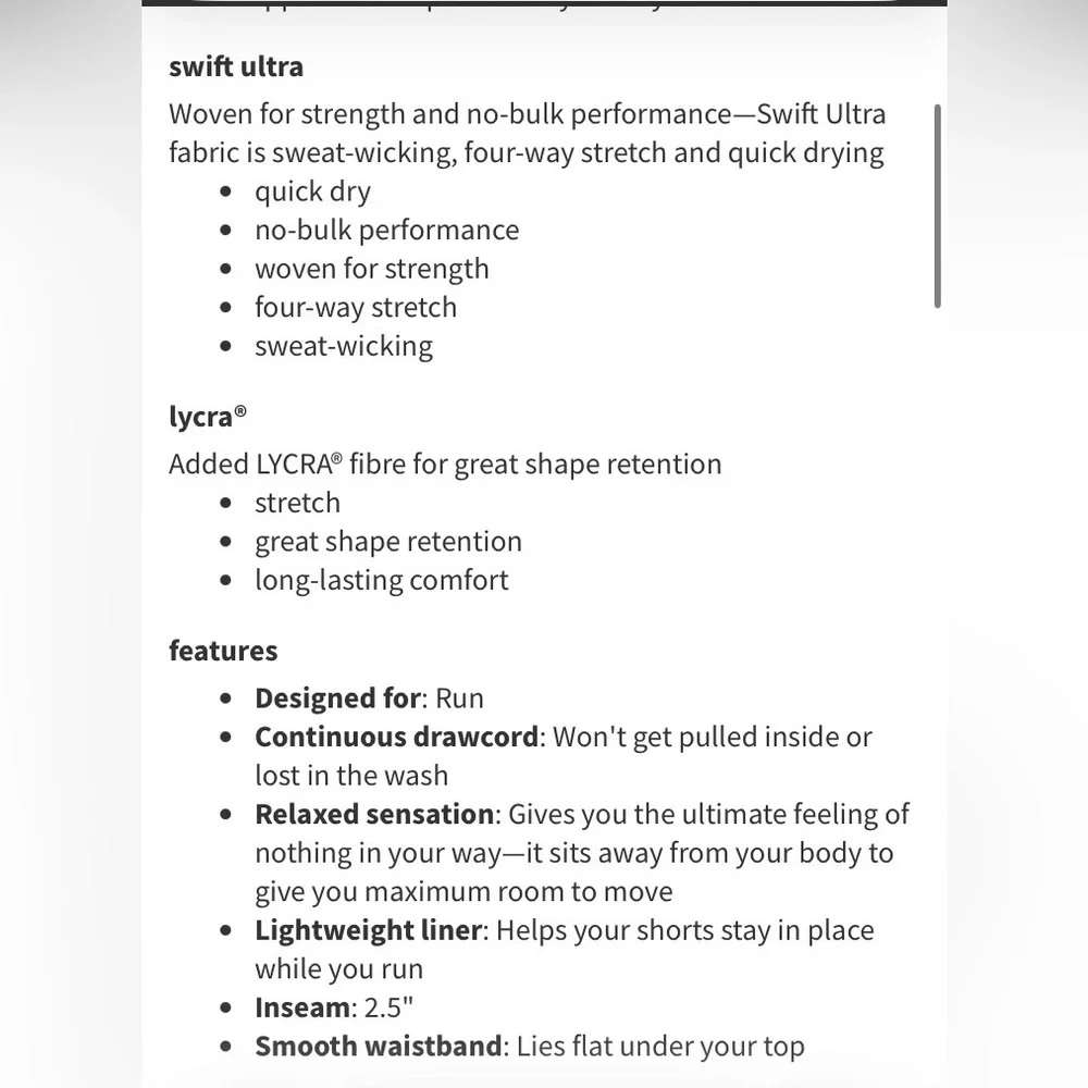 Lululemon Speed Short - Picture 9 of 9